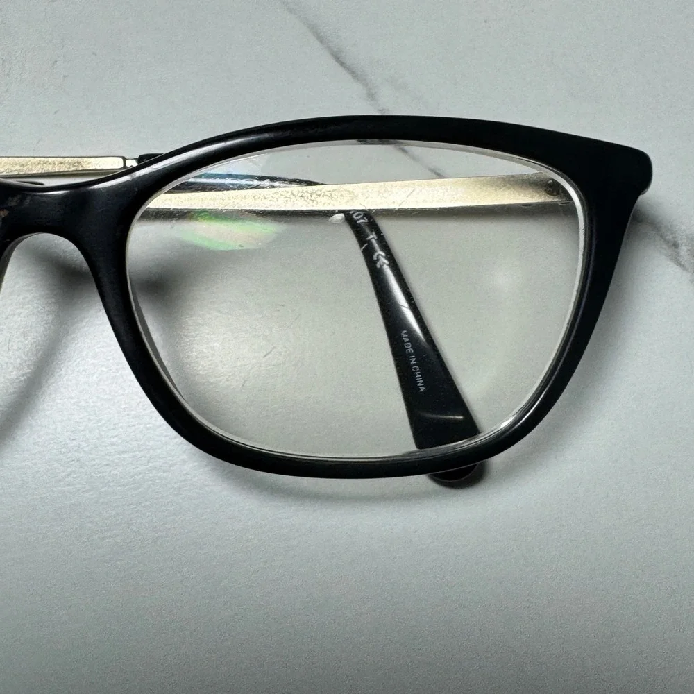 Coach HC6107 Black Gold Horse and Carriage Eyeglasses Frames 54-17-140